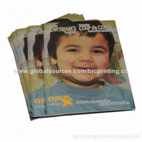 Glossy varnishing book, color printing, offset printing